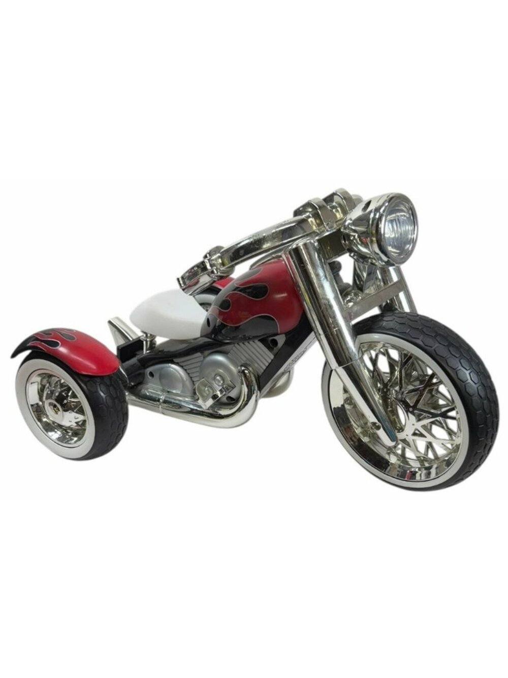 Vintage Bratz Rock Angelz Motorcycle Trike Tricycle Black Red Flames Motor Bike